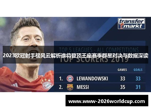 2023欧冠射手榜风云解析谁将登顶王座赛季群星对决与数据深读 2023欧冠射手榜风云解析谁将登顶王座赛季群星对决与数据深读